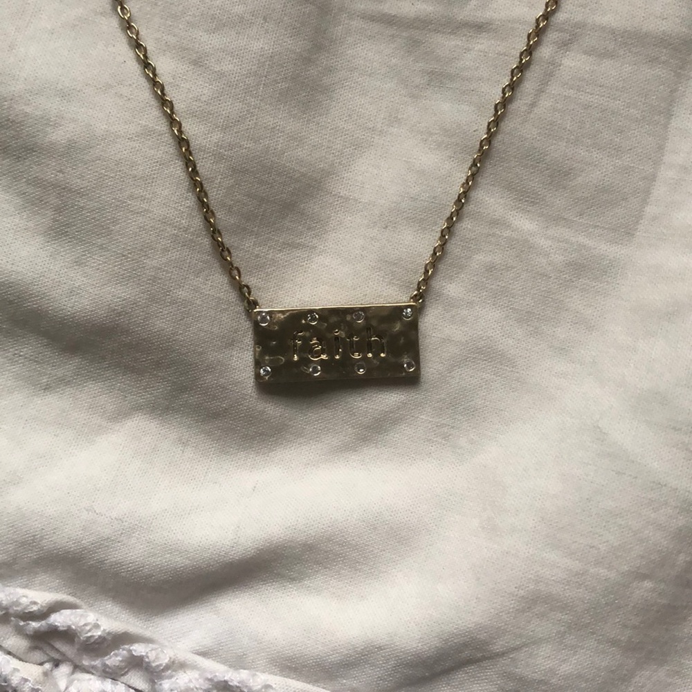 FRANCESCAS - NWT faith necklace